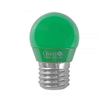 OMNI LED Colored Round Bulb 1.5W 