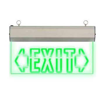 Omni Led Exit Sign Left/Right/Double Arrow Acrylic