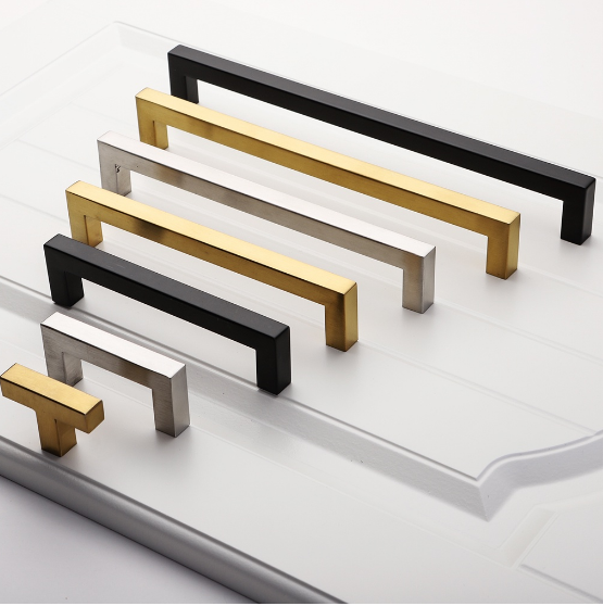 STAINLESS STEEL 201 Cabinet Handle Square | Furniture Handle for Doors ...