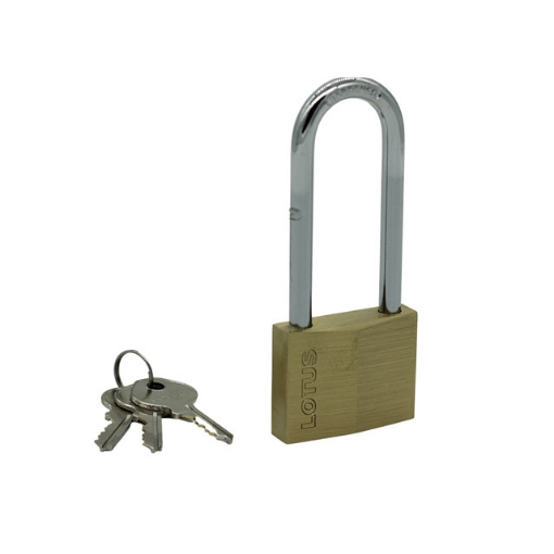 Picture of LOTUS Brass Padlock LONG LE 100/30L