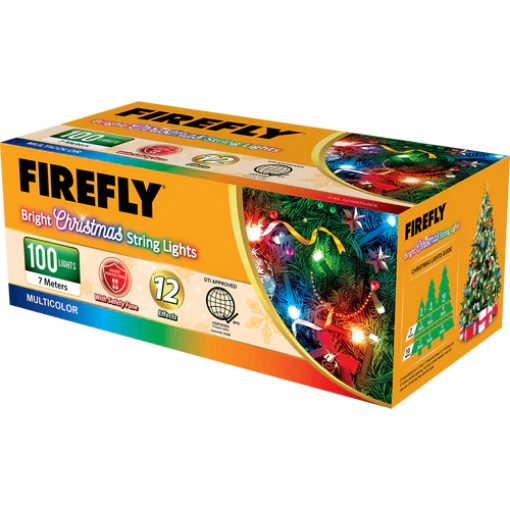 Firefly Bright Christmas Lights 100LED 7 meters