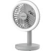 Rechargeable Mini Fan with Ring Light