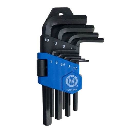 Picture of C-MART 9-PCS HEX KEY SET - F0191