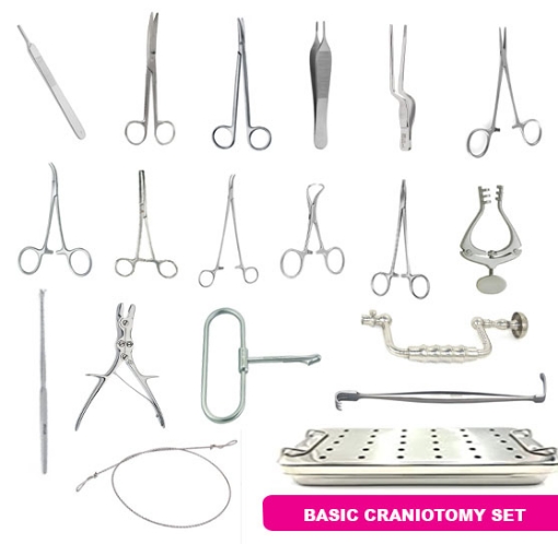 Picture of MEDICAL DEPOT Basic Craniotomy Set - BCS174