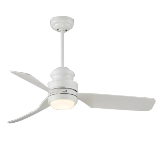Picture of ACO SAMIRA 3-BLADE CEILING FAN WITH LED LIGHT 44" WHITE