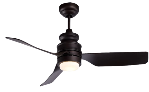 Picture of ACO NEST SAMIRA 3-BLADE CEILING FAN WITH LED LIGHT 44" RUBBED BRONZE ACO8019RBZ