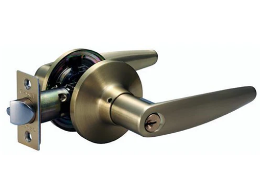 Picture of YALE ENTRANCE TUBULAR LEVER SET BRASS RIGHT HANDED-YLHL6217US3RH