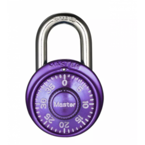 Picture of PADLOCK DIAL COMBI 48MM 19MM SKL PURPLE-MSP1500IDPUR