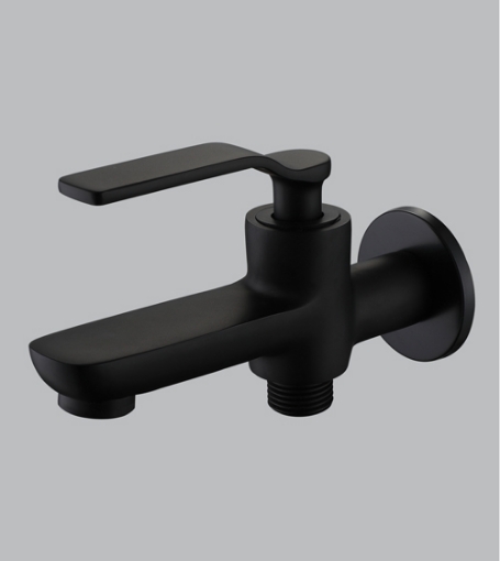 Picture of 2 WAY WALL TAP , MATT BLACK -DANUBE-AXS01FD201B