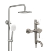 ON-WALL SHOWER BAR SET,ROUND SS-AXS52300S