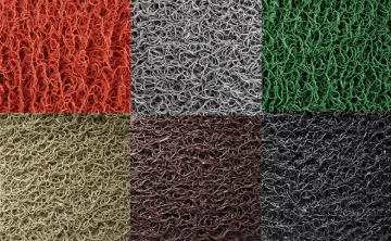 NOMAD WET AREA CARPET MAT W / EDGING BROWN 600MM X 880MM-3M3100600880WEBRN