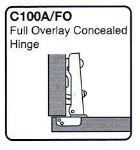 Picture of Self-Closing Cabinet Hinge C100A/FO