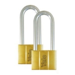 Picture of Brass Padlocks Key Alike 2 Pieces, Multi-Pack V140.40LS60KA2