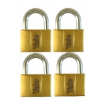 Picture of Brass Padlocks Key Alike 4 Pieces, Multi-Pack V140.50KA4