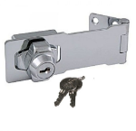 Picture of Yale V00954 US5, V00954 US26, Door Hasp and Staple with Lock, V00954_US5