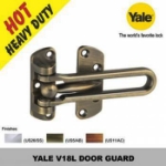 Picture of Yale V18L 5" US11, US5, US26, US3, Heavy Duty Door Guard, V18LUS3