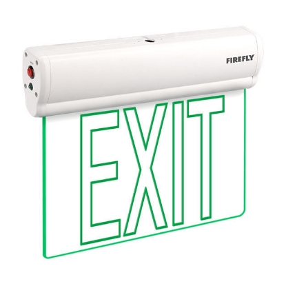 Single-Faced Exit Light with Wall/Ceiling Mount Option 3.6V 350mAh Ni-CD Battery