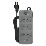 One Master Switch and 2 USB Ports (Gray)	