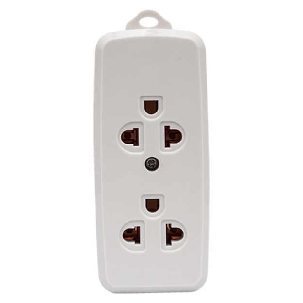 2+1 Gang Outlet with Ground	