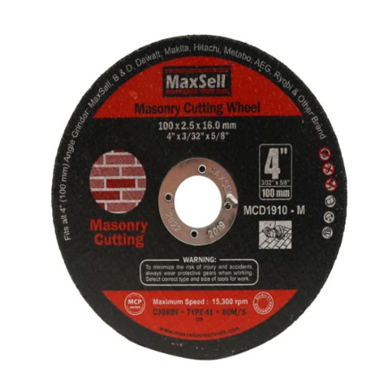 Picture of MaxSell Masonry Cutting Wheel for Masonry, MCD1910-M