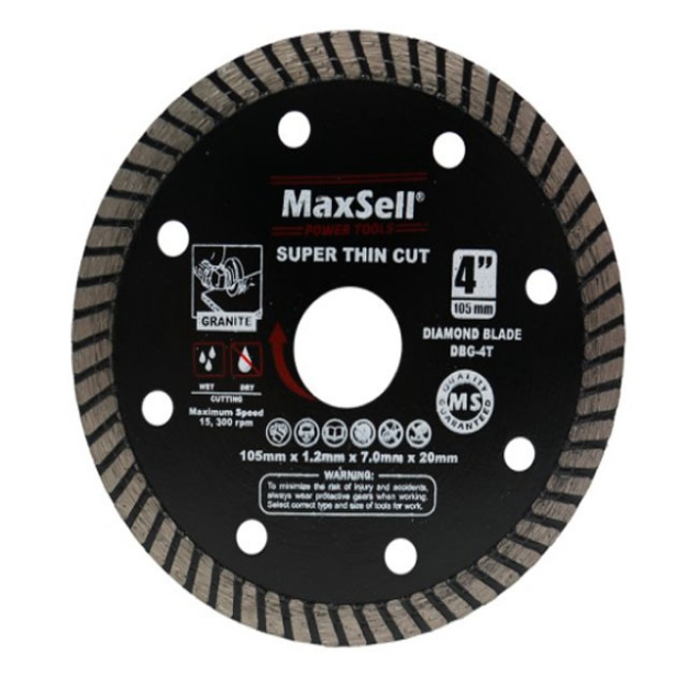 Picture of MaxSell Super Thin (Diamond Blades) for Wet and Dry Cutting, DBG-4T-5T-7T