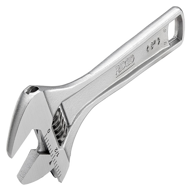 Ridgid Adjustable Wrench  6-Inch Alloy Steel