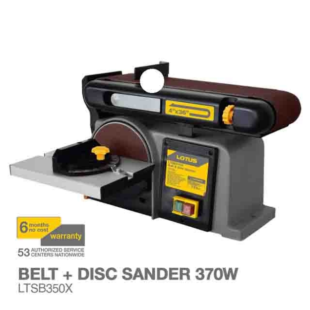 Picture of LOTUS Belt + Disc Sander 370W LTSB350X