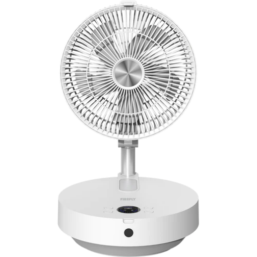 Picture of Firefly Rechargeable Foldable Telescopic Stand Fan with Night Light-FEL661-11