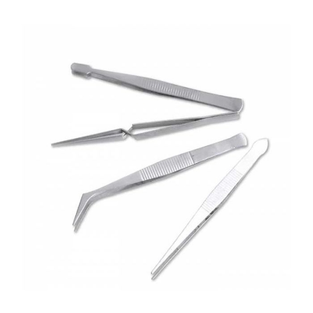 Picture of STAINLESS STEEL TWEEZER SET 4PCS-ME545065