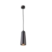 Picture of ACO ASHWOOD ROUND TUBE PENDANT LIGHT BLACK 6W