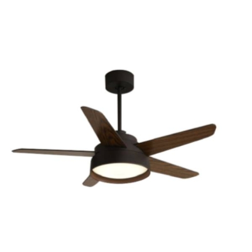 Picture of ACO NEST AMAIA 5-BLADE CEILING FAN WITH LED LIGHT 52" RUBBED BRONZE ACO8029RBZ