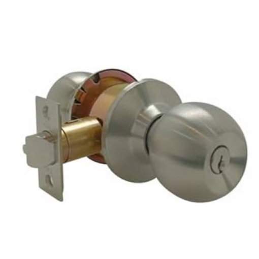 Picture of ARGO  KNOBSET CYLINDRICAL ENTR ROUND SATIN STAINLESS STEEL ARG1000CUS32D