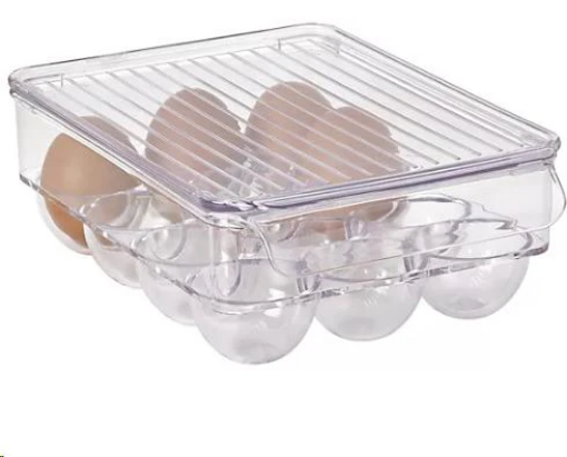 Picture of INTERDESIGN EGG HOLDER FRIDGE BINZ 4.5X14.5 CLEAR