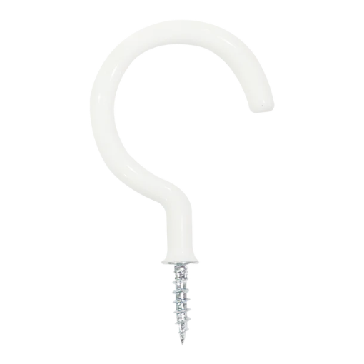 Picture of MILLER CUP HOOK PVC COATED 3/4INCHES 20-PC WHITE