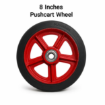 Picture of Push Cart Rubber Wheel 6,8,10,12 Inches light Rubber Iron Heart Wheel Solid Wheel