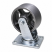 Picture of 6" Trolley Pure Iron Wheel Caster Specifications (HQ) ,  Caster Heavy Duty Wheel Fixed, Swivel (With Lock & W/Out lock)