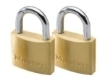 Picture of MASTER LOCK BRASS PADLOCK 2 KEYED 40MM HARD STEEL SHACKLE MSP1902T