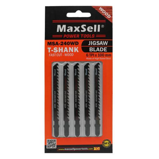Picture of MaxSell Fast Cutting T-Shank Jigsaw Blade, MSA-240WD