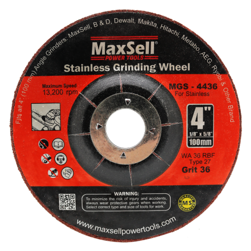 Picture of MaxSell Stainless Grinding Wheel, MSG-4436