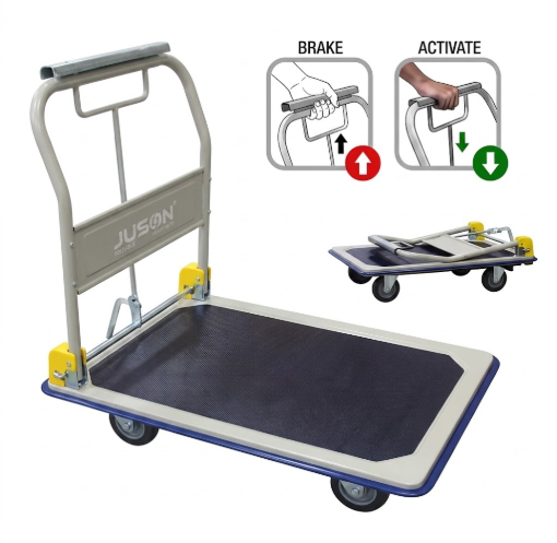 Picture of JUMBO TROLLEY WITH HAND BRAKE, HB-210JCK