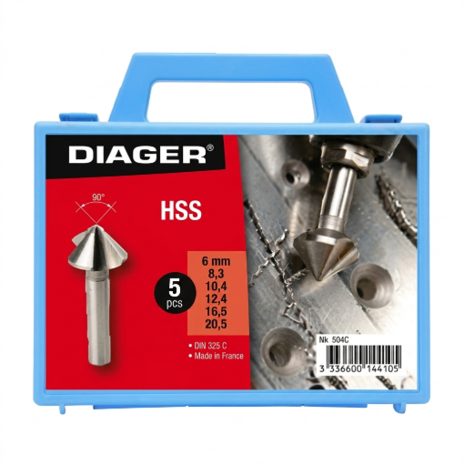 Picture of DIAGER 90° COUNTERSINK SET (CONICAL CUTTER), 504C