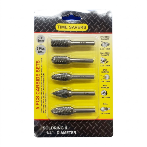 Picture of S-Ks Tools USA 5PCS. CARBIDE BURRS SET, SKS-CR12500
