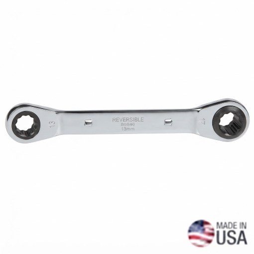 Picture of OSK TOOLS USA 2PCS. 4-WAY RATCHET BOX WRENCH SET, TK-201