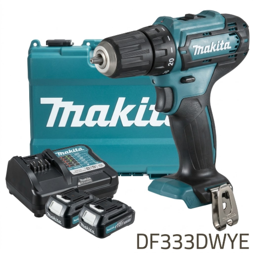 Picture of Makita 12Vmax CXT Li-Ion Cordless 10 mm (3/8") 28 N·m Driver Drill, DF333DWYE