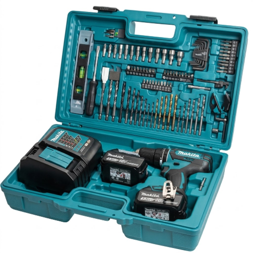 Picture of Makita Cordless 13 mm (1/2") 54 N·m Hammer Driver Drill, DHP482SFX7