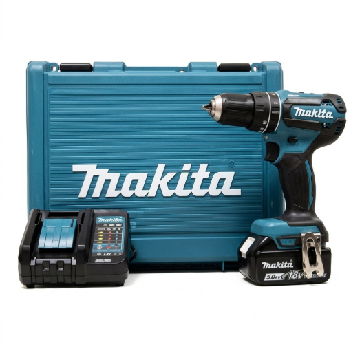 Picture of Makita 18V LXT BL XPT Cordless 13 mm (1/2") 50 N·m Hammer Driver Drill, DHP485F003
