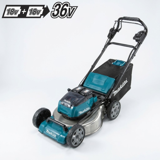 Picture of Makita Cordless 46 cm (18") Self-Propelled Lawn Mower, DLM462Z